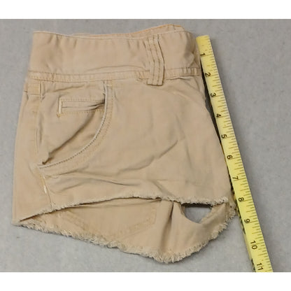 American Eagle (4) Mid Rise Beige Khaki Chino Shorts