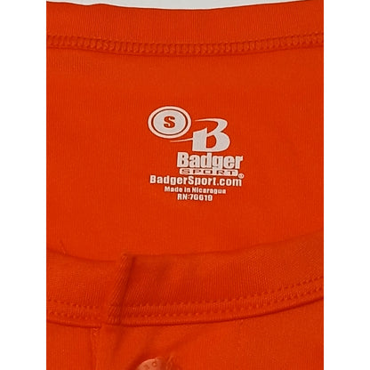 Badger Sport (Small) Orange Mets Baseball Button Jersey