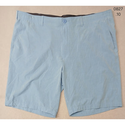 BCG (44W) Men's Blue Dri-Fit Plaid Golf Shorts