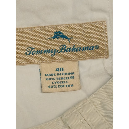 Tommy Bahama (40) Cream Casual Walking Khaki Chino Shorts