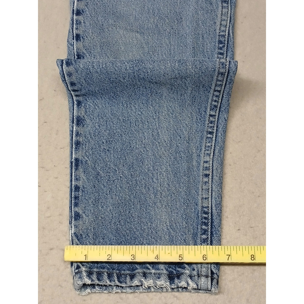 Lee (10L) Vintage High Rise Tapered Leg Blue Denim Jeans