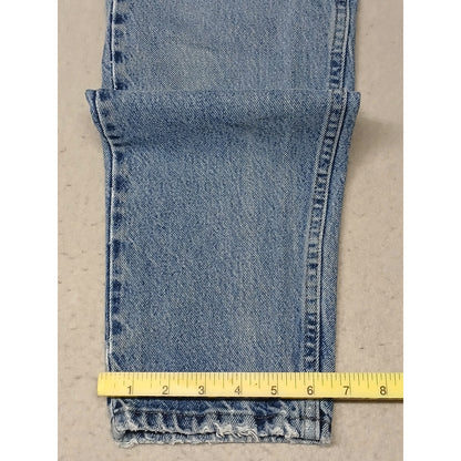 Lee (10L) Vintage High Rise Tapered Leg Blue Denim Jeans