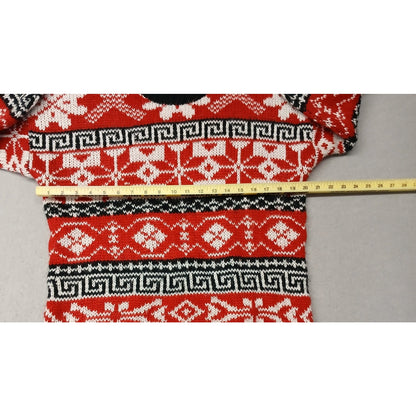 One Step Up (Medium) Unisex Multicolor Crew Neck Ugle Xmas Sweater