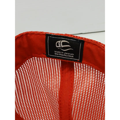Richardson (OSFM) Printed Logo Trucker Red Hat Snapback