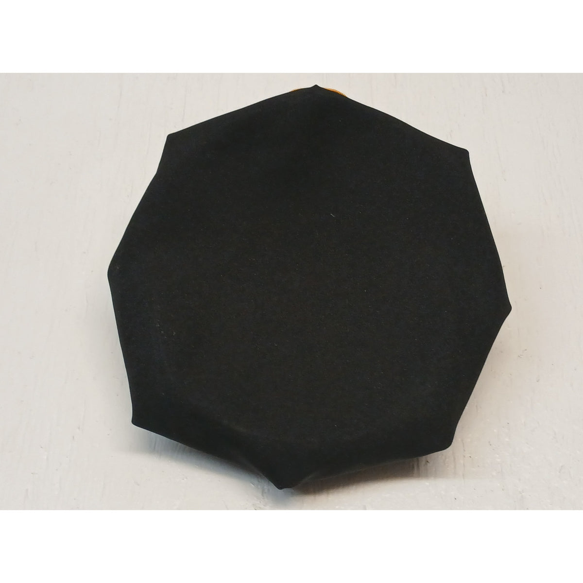 Military Police (9.5x8") Black Chauffeur Captain Vintage Cap