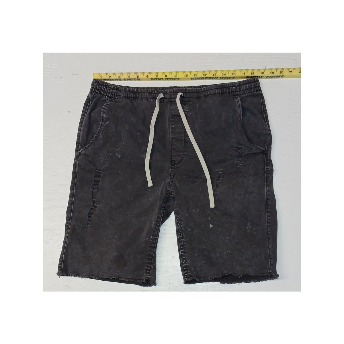Arizona (36) Charcoal Cut Off Active Chino Jogger Shorts