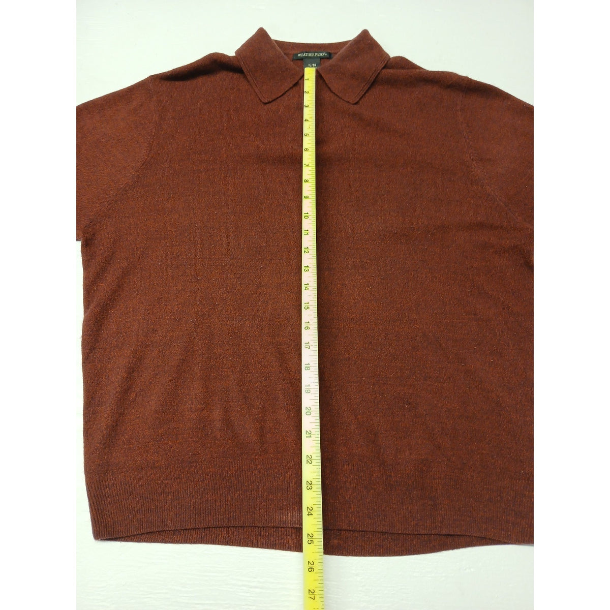 Weatherproof (XL) Red Stretch Button Pull Over Sweatshirt