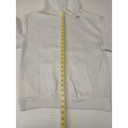 Jesus (Large) White Silk Comfort Pullover Hoodie