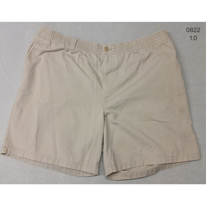 Canyon Ridge (2XL) Men's Beige Khaki Stretch Chino Shorts