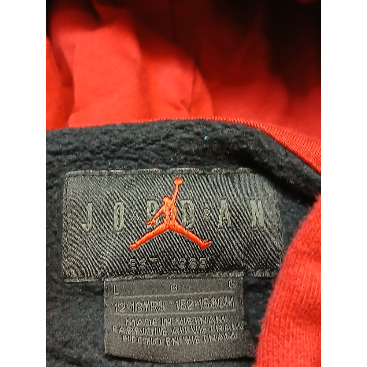 NIKE AIR Jordan (Y. Large) Pouch Pocket Pullover Hoodie