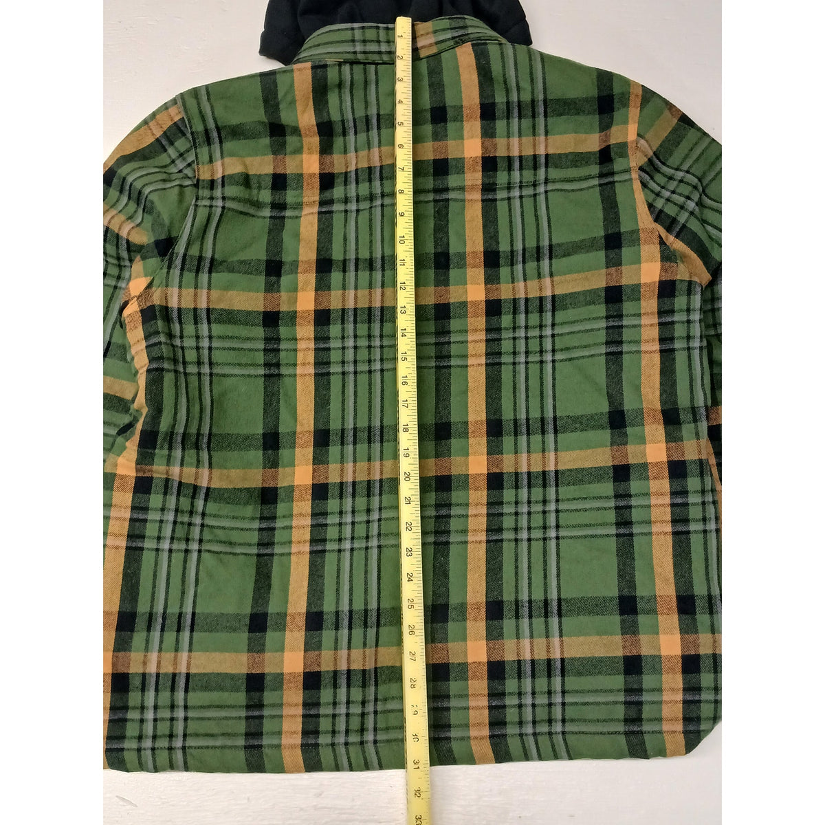 Brazos (XL) Multicolor Plaid Quilted Flannel Hoodie Shacket