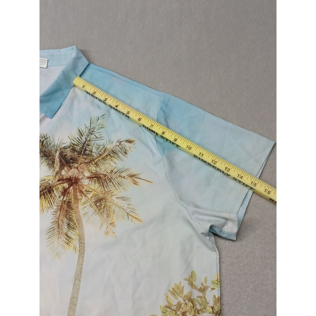 Men's (XL) Tropical Casual Summer Top Button Shirt