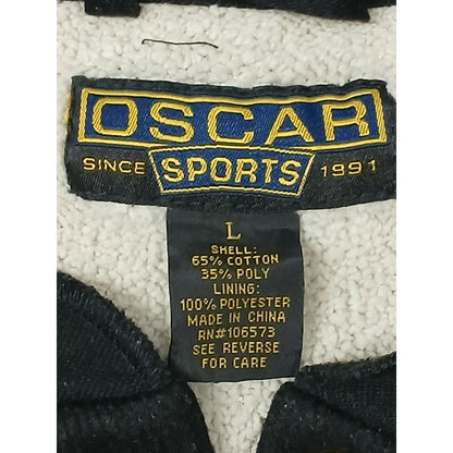 Oscar Sports (Large) Black Vintage Insulated Sweatshirt