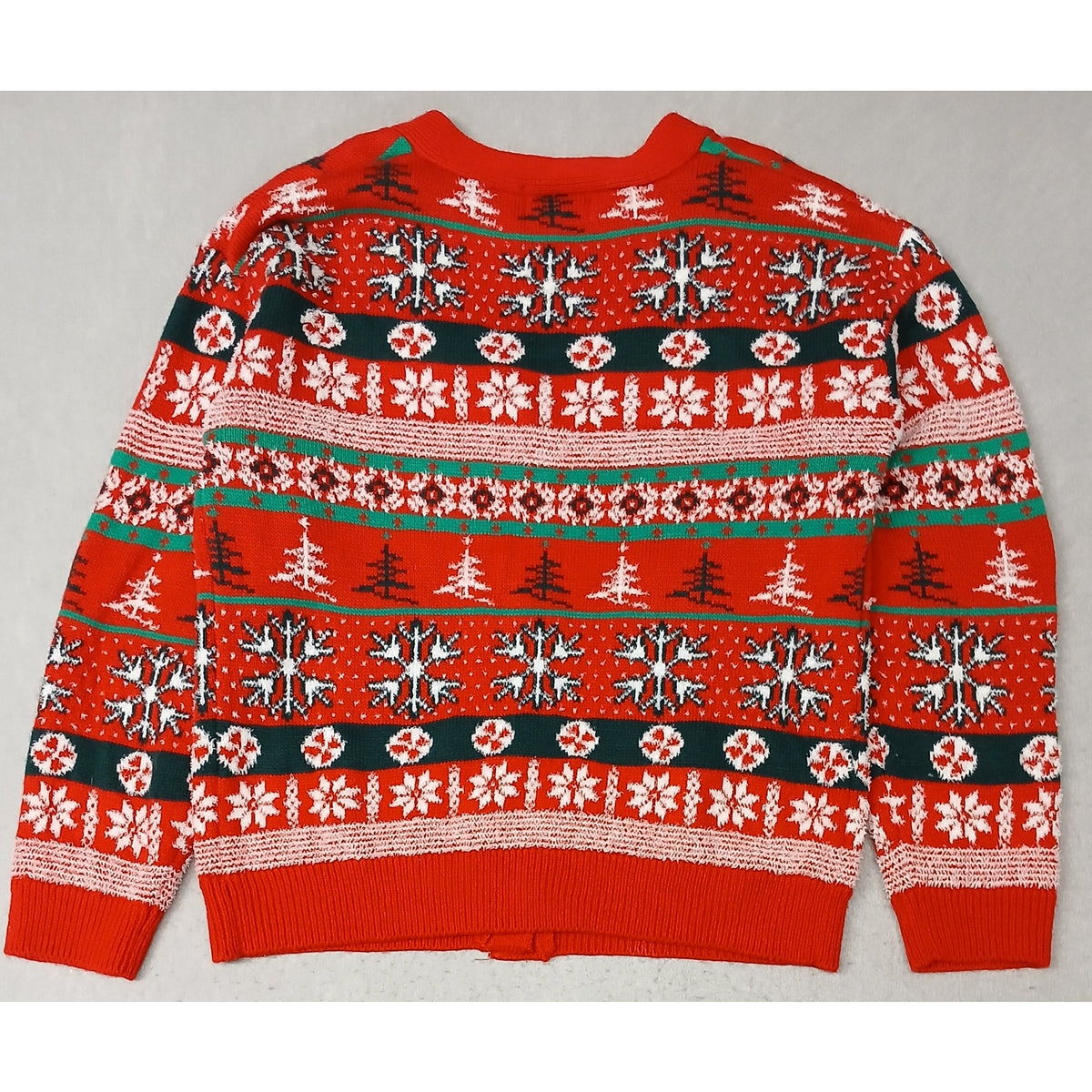 POOF (Medium)Women's Button Ugly Xmas Pullover Sweater