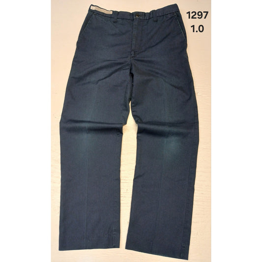 EG (33x30) Navy Blue Khaki Uniform Utility Work Chino Pants