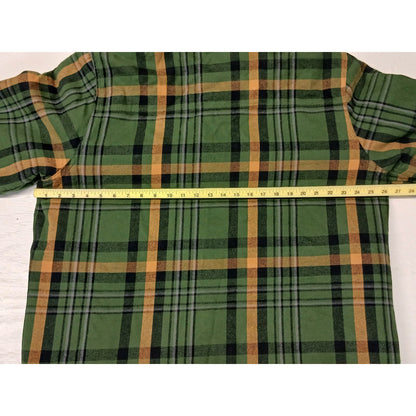 Brazos (XL) Multicolor Plaid Quilted Flannel Hoodie Shacket