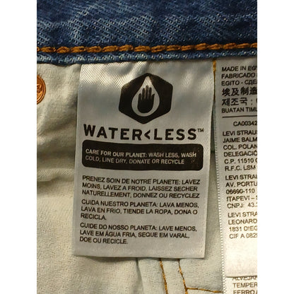 Levis (42x30) Men's Tapered Straight Leg Fit Blue Denim Jeans