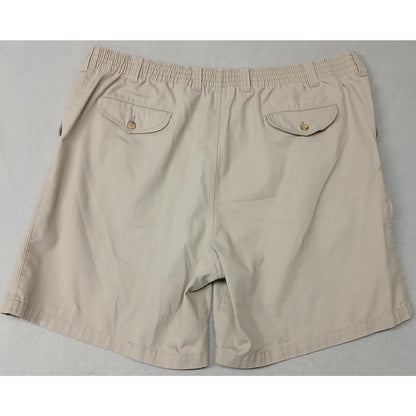 Canyon Ridge (2XL) Men's Beige Khaki Stretch Chino Shorts