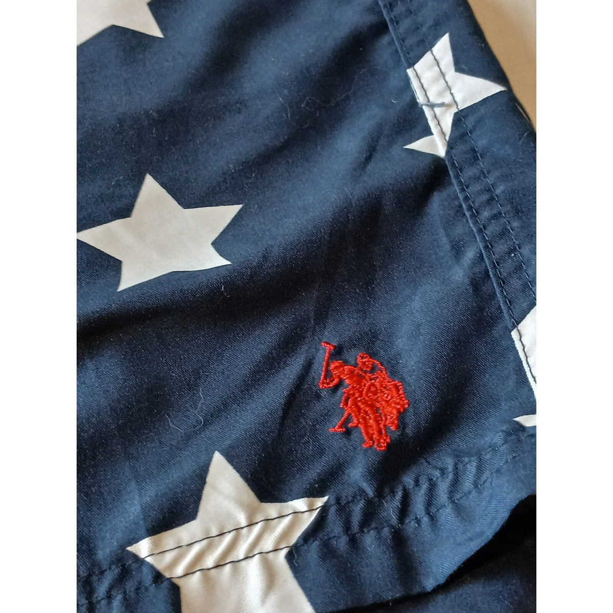 U.S. Polo Assn. (Large) American Flag Style Swim Trunks