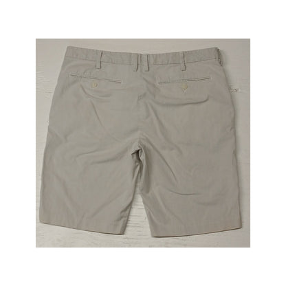 Express (36) Beige Slim Fit Pin Stripe Chino Dress Shorts