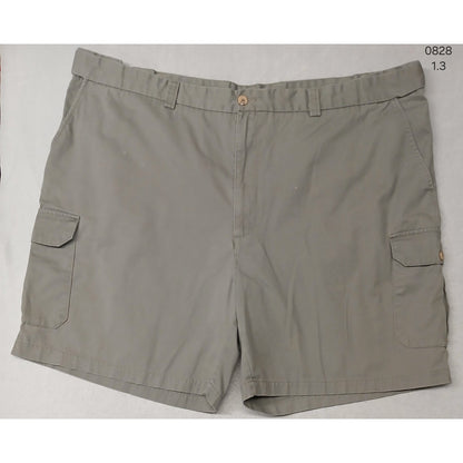 Canyon Ridge (52) Men's Gray Cargo Khaki Relaxed Shorts