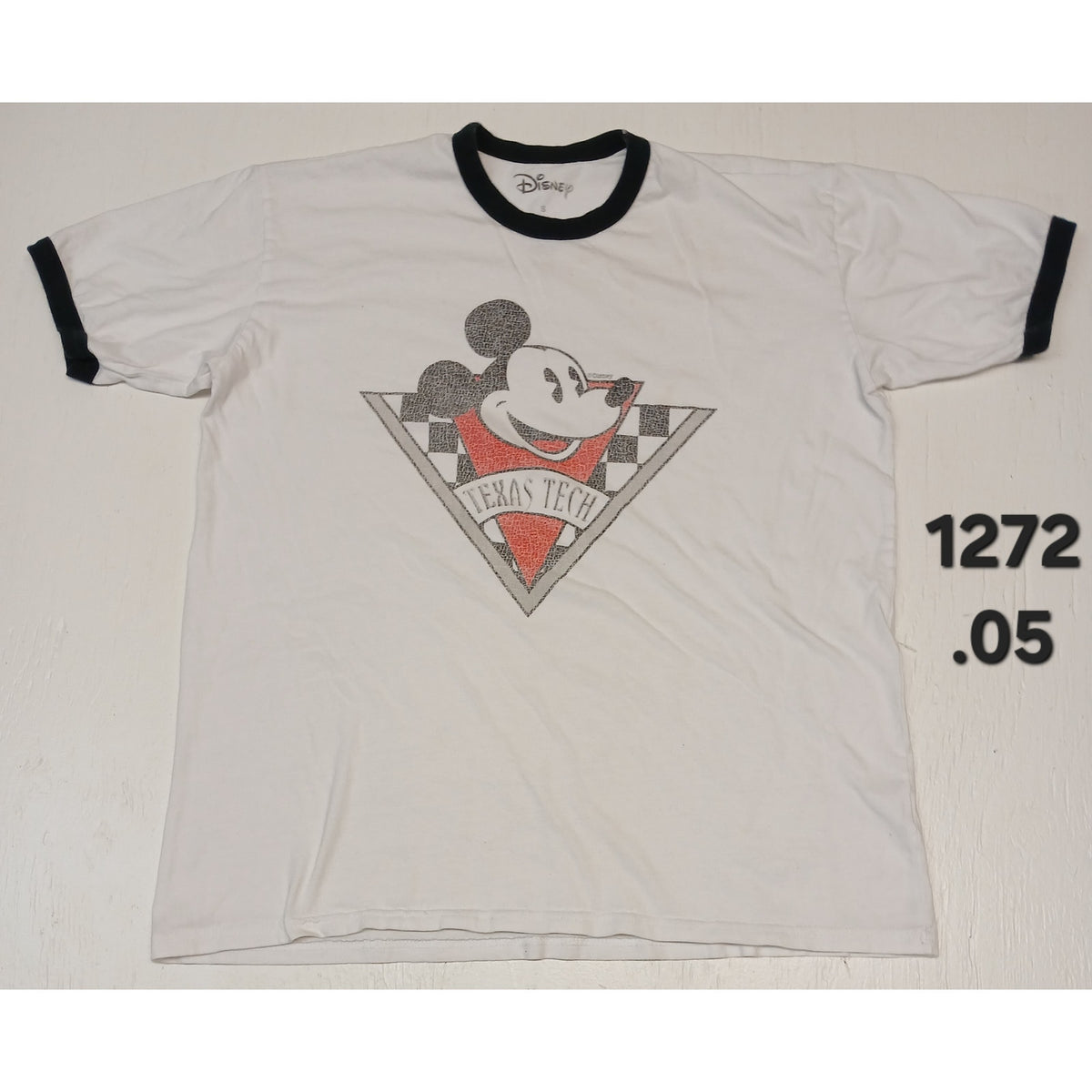 Disney (Small) Mickey Mouse Texas Tech Raiders Crew Neck Tee