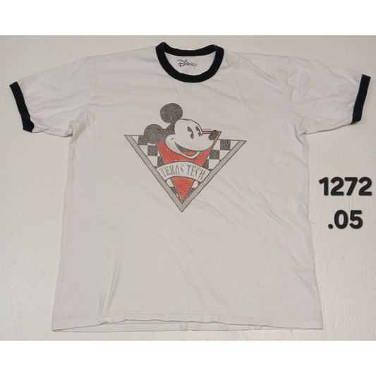 Disney (Small) Mickey Mouse Texas Tech Raiders Crew Neck Tee