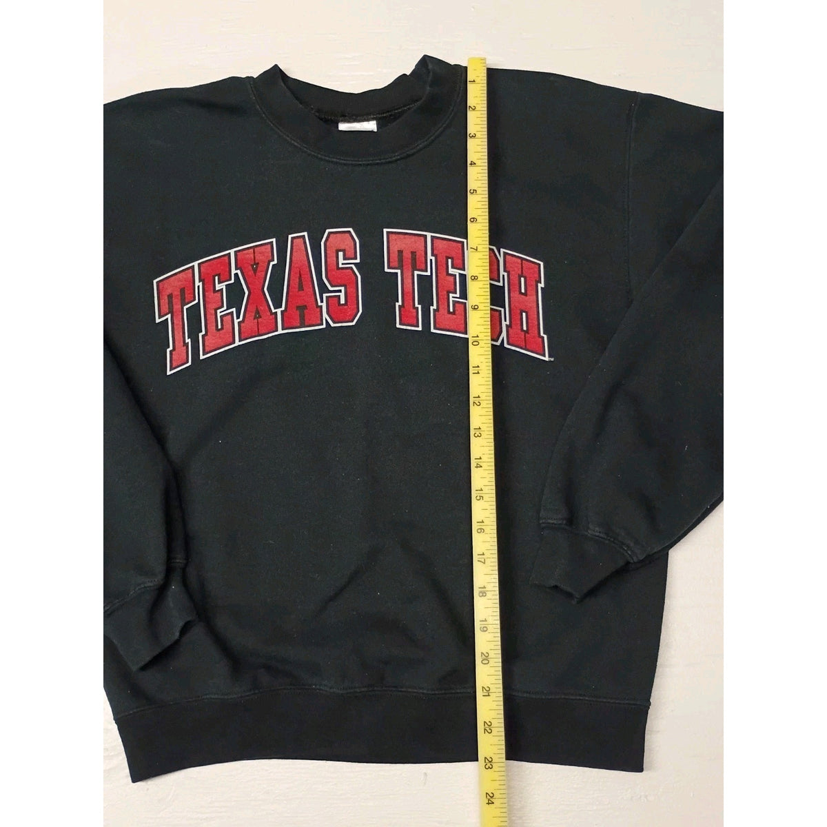 Texas Tech Raiders (Small) Vintage Black Crewneck Sweatshirt