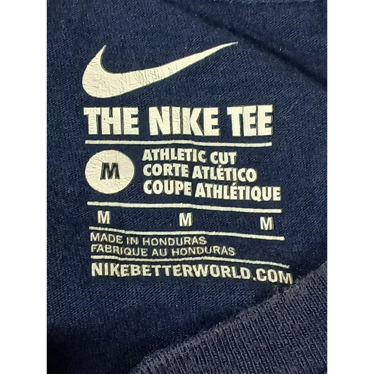 Nike Tee (Medium) Blue NFL Dallas Cowboys #4 Crop Shirt