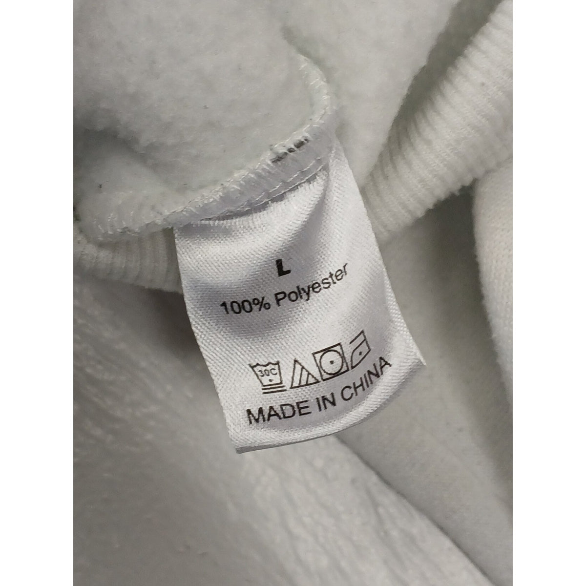 Jesus (Large) White Silk Comfort Pullover Hoodie