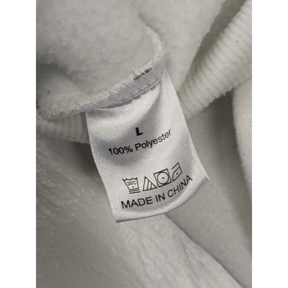 Jesus (Large) White Silk Comfort Pullover Hoodie