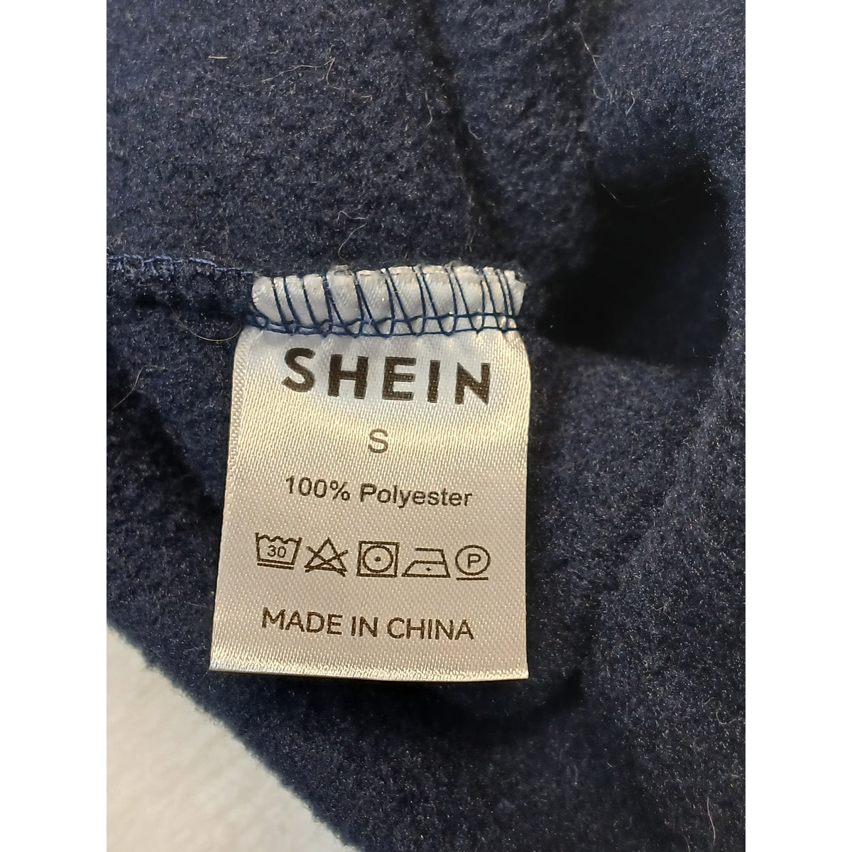 SHEIN (Small) Blue Lightweight Full Zip Hoodie Jacket