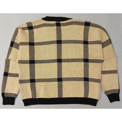 Just Fashion Now (2XL)  V-Neck Multicolor Pullover Sweater