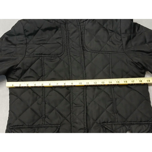 Me Jane Black (Medium) Double Polyester Hooded Coat