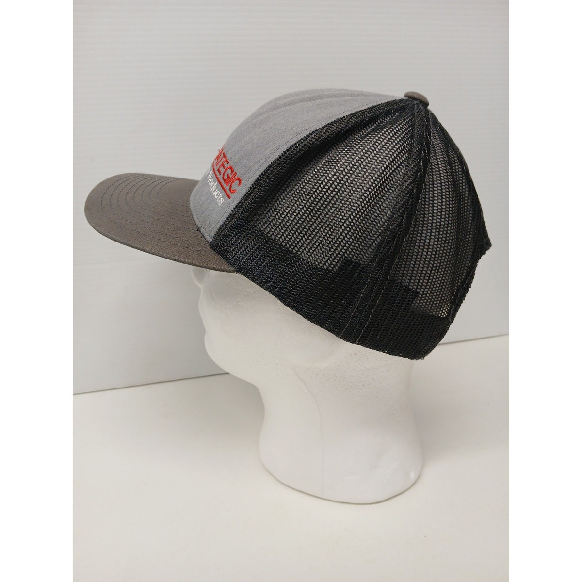 Pacific Headwear (OSFM) Gray Printed Logo Cap Snapback