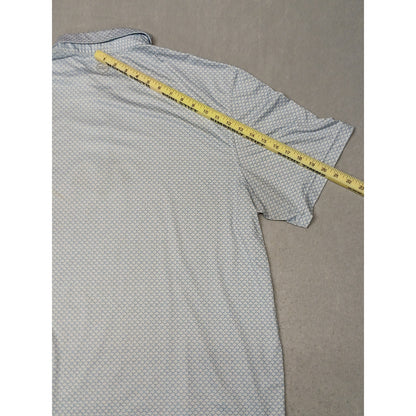 Vineyard Vines (2XL) White Button Silk Collar Polo Tee Shirt