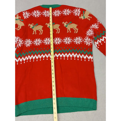 Jolly Sweaters (Large) Adults Funny Xmas Pullover Sweatshirt