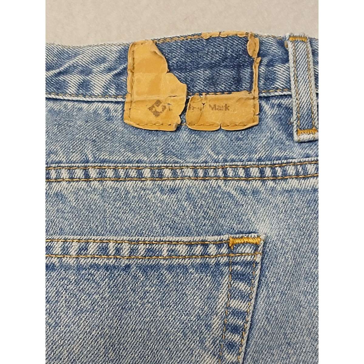 Members Mark (40x32) Men's Straight Fit Blue Denim Jeans