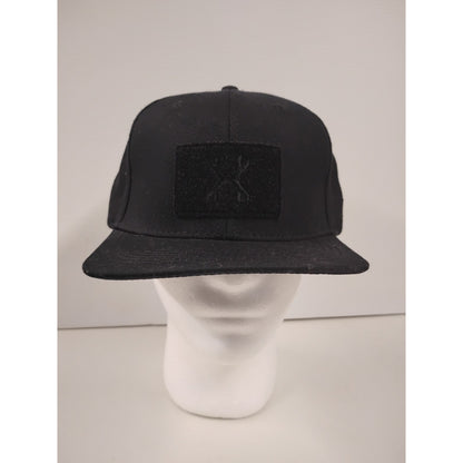 HK-ARMY (OSFM) All Black Graphic Hat Snapback Cap
