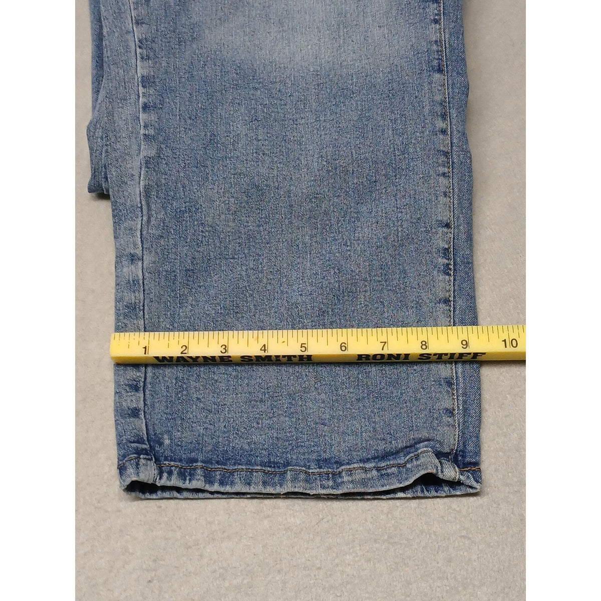 Sonoma (22W) High Rise Straight Cotton Blend Blue Denim Jeans