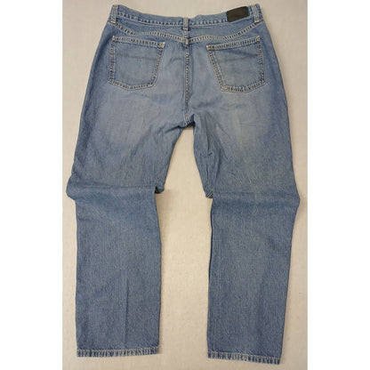 Alfani (34x30) Men's Straight Leg Blue Denim Jeans