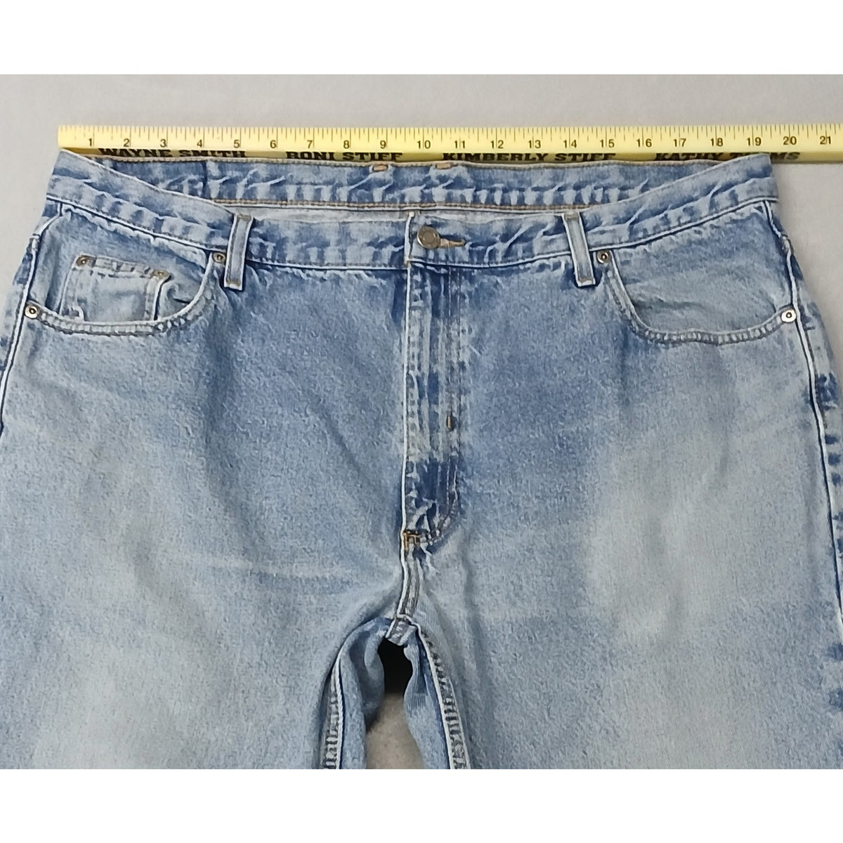 Members Mark (40x32) Men's Straight Fit Blue Denim Jeans