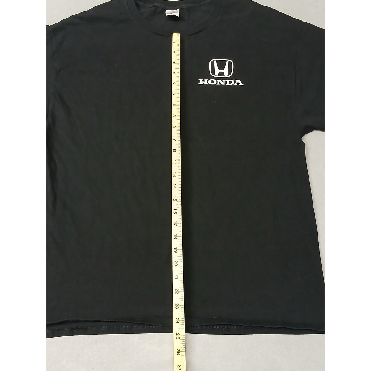 Hanes (XL) Black Honda Logo Short Sleeve Crew Neck Tee Shirt