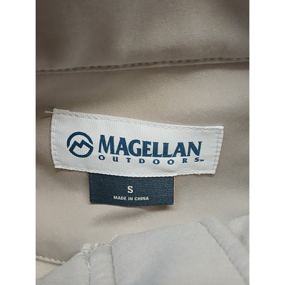 Magellan (Small) Beige Full Zip Mock Neck Jacket
