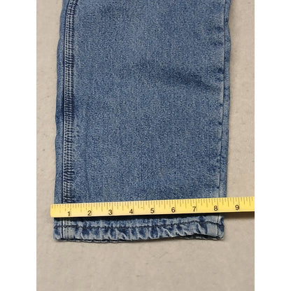 Wrangler (32x32) Men's Insulated Straight Fit Blue Denim Jeans