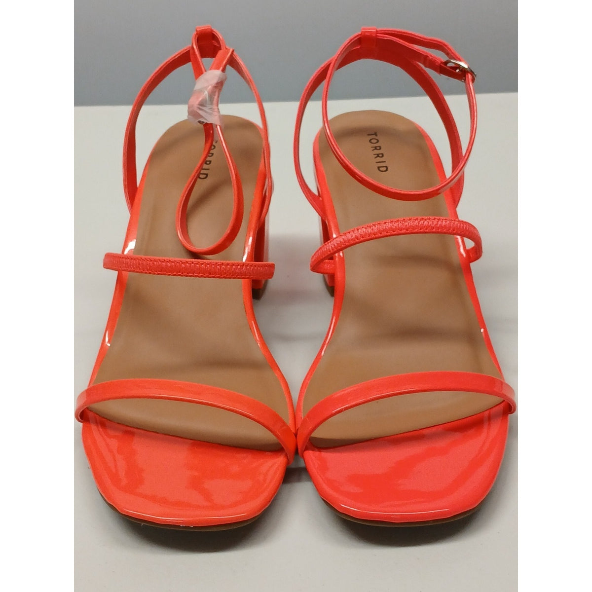 Torrid (10.5) Women's Hot Pink Strap Mid Tap Heels