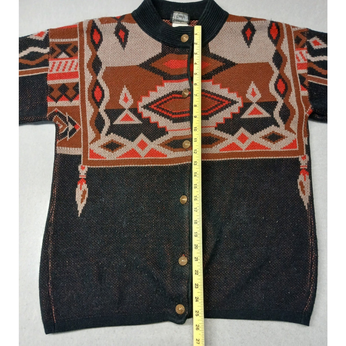 Southern Lady (No Size) Aztec Southwestern Button Cardigan