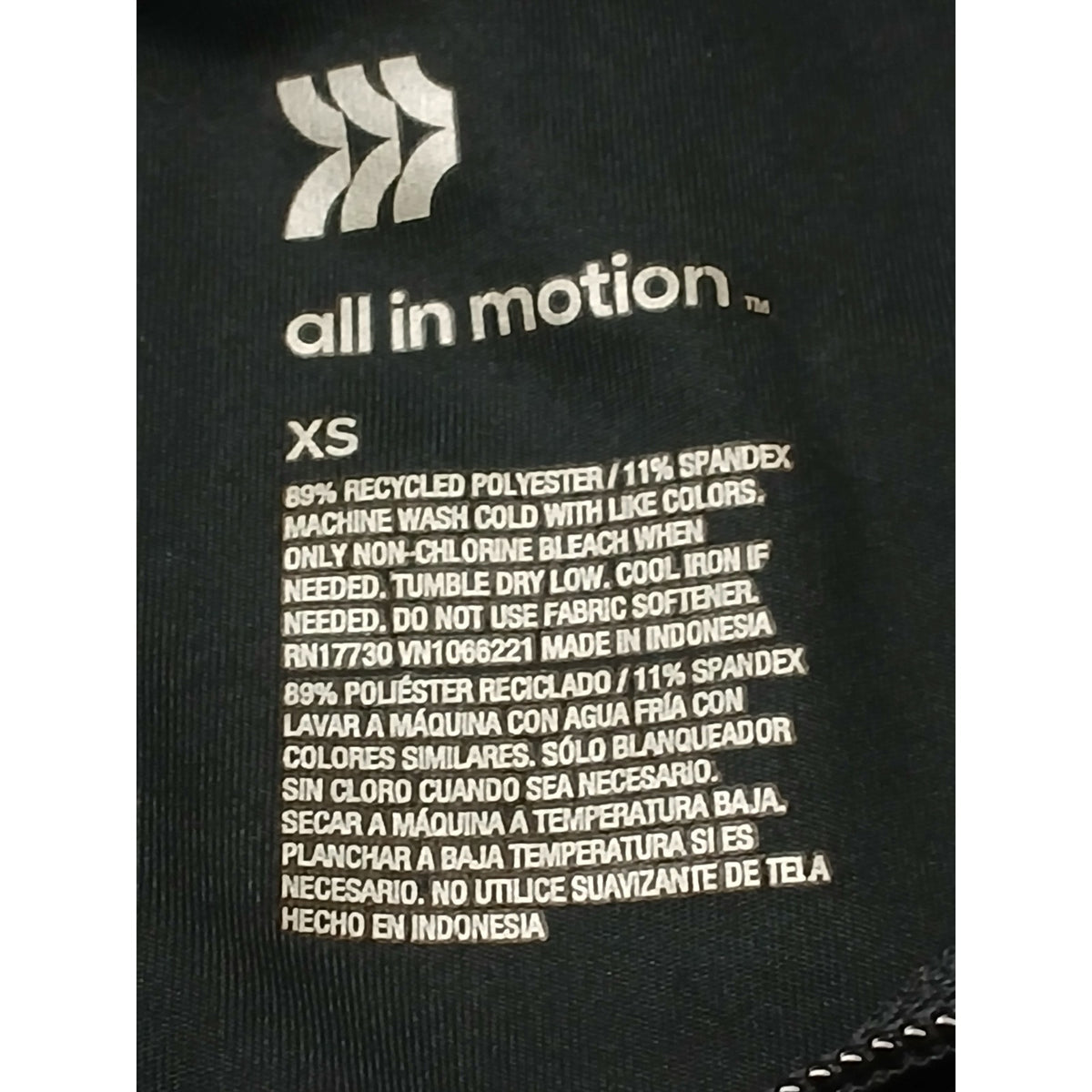 All in Motion (XSmall) Black Women's Full Zip Track Jacket