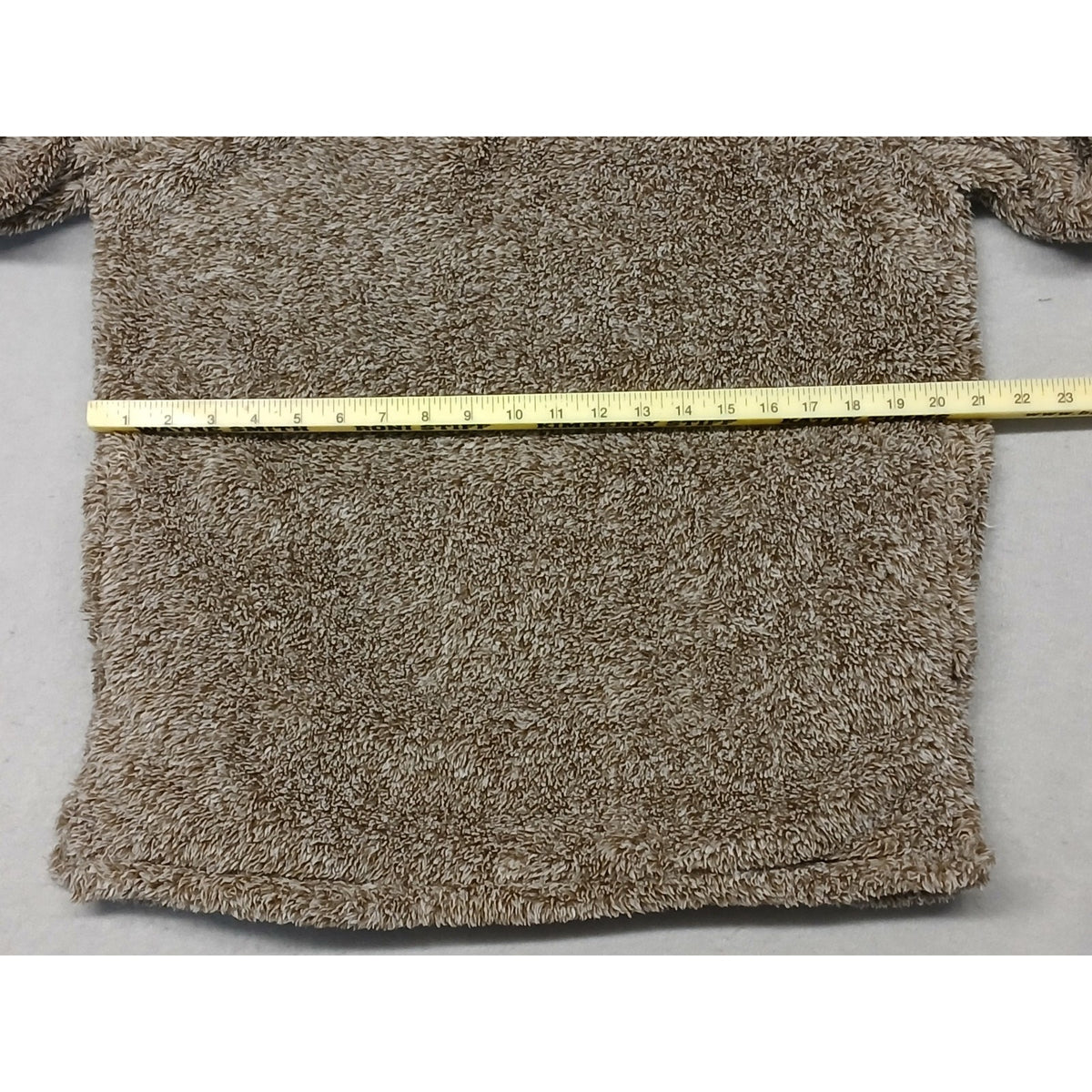 Alpine Sherpa (Medium) Brown Quarter Zip Pullover Sweatshirt
