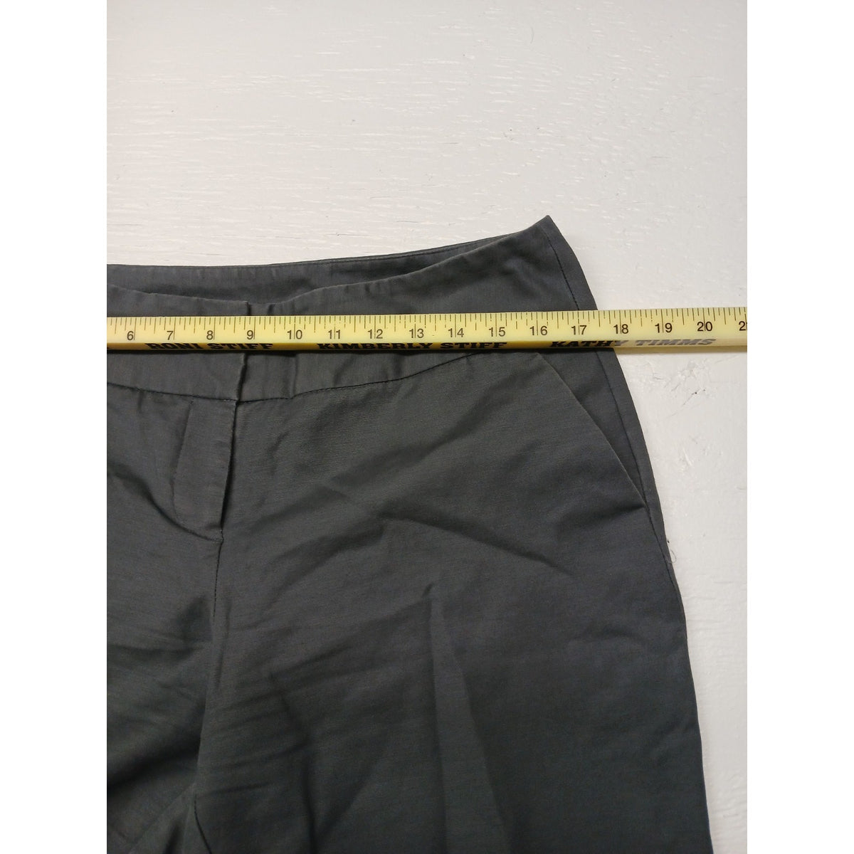 Worthington (10) Women's Gray Slim Fit Dress Slacks